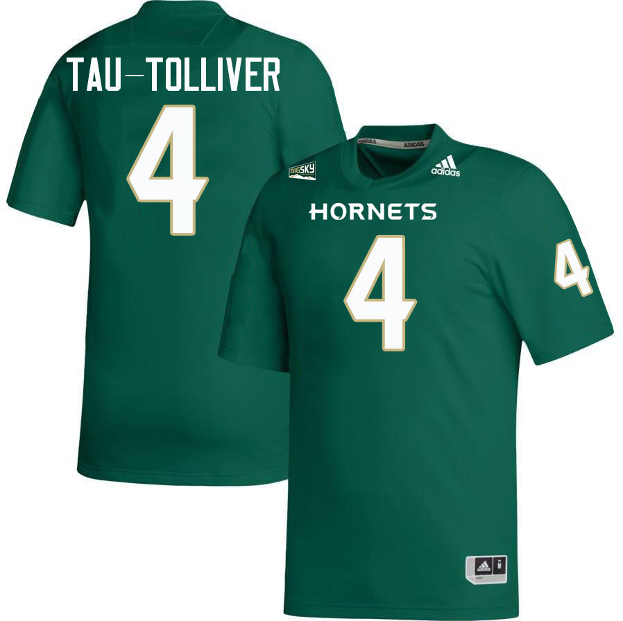 Elijah Tau-Tolliver SAC State Jersey,Sacramento State Hornets #4 Elijah Tau-Tolliver Jersey-Green